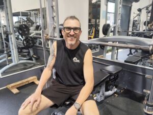 Chris at Caves Beach Gym